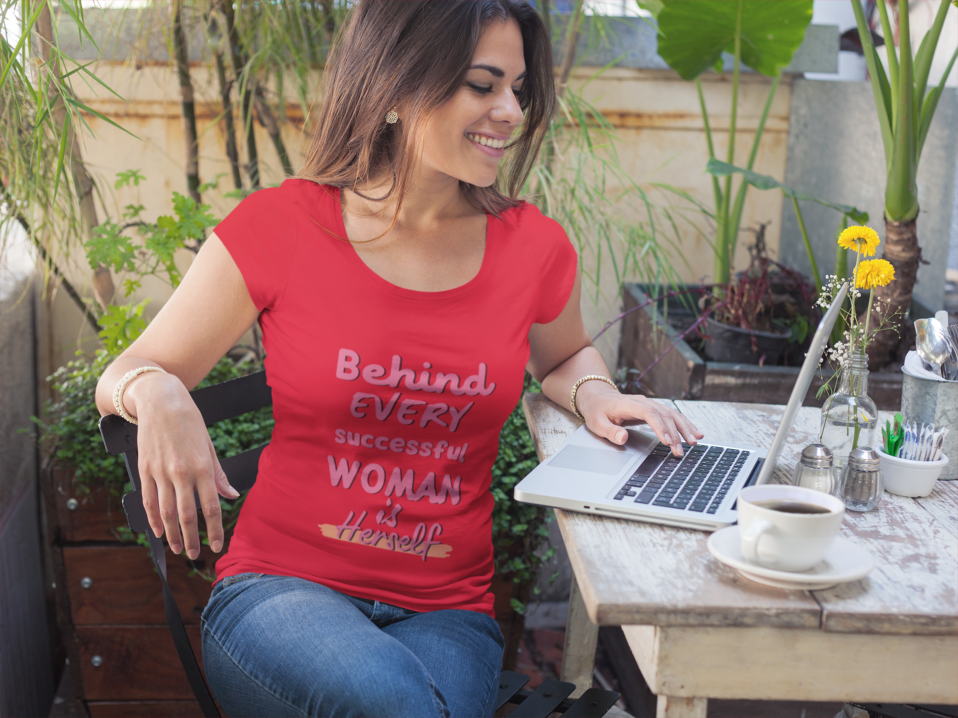 Behind Every Successful Woman Is Herself